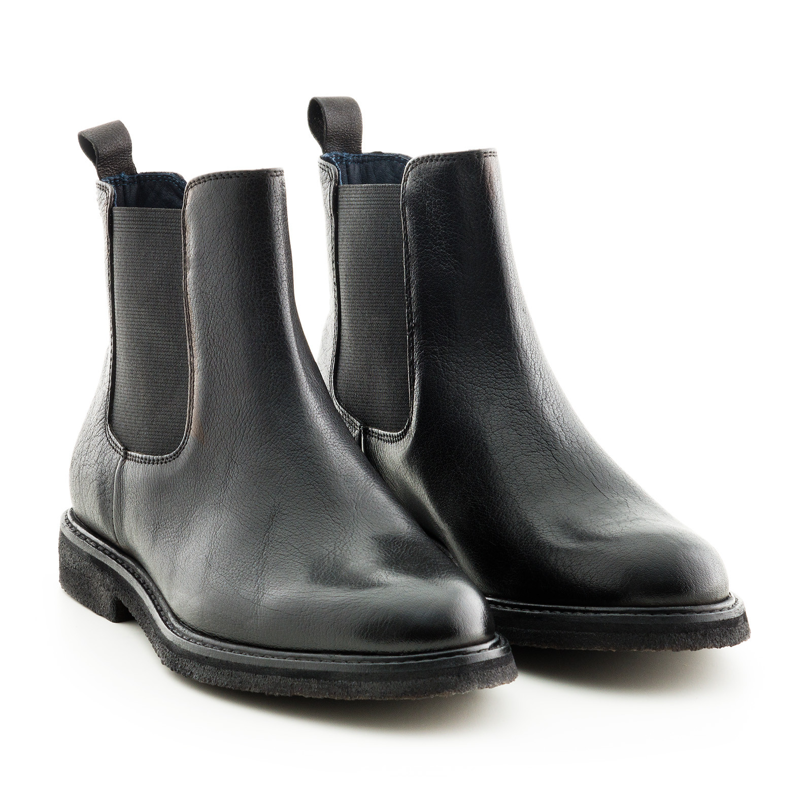 Chelsea Boots aus Büffelelder mit original Kreppsohle