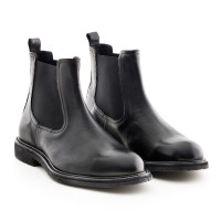 Chelsea Boots schwarz mit Kreppsohle