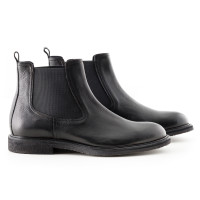 Chelsea Boots schwarz mit Kreppsohle